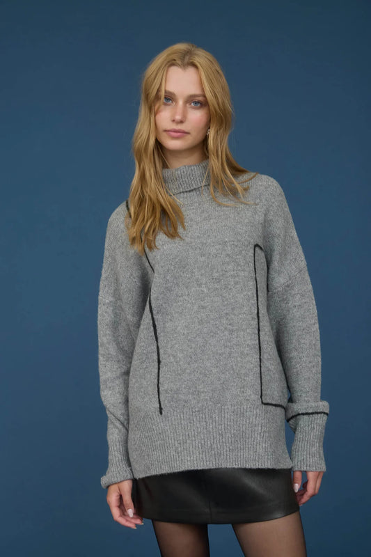 Recycled Turtleneck Pullover