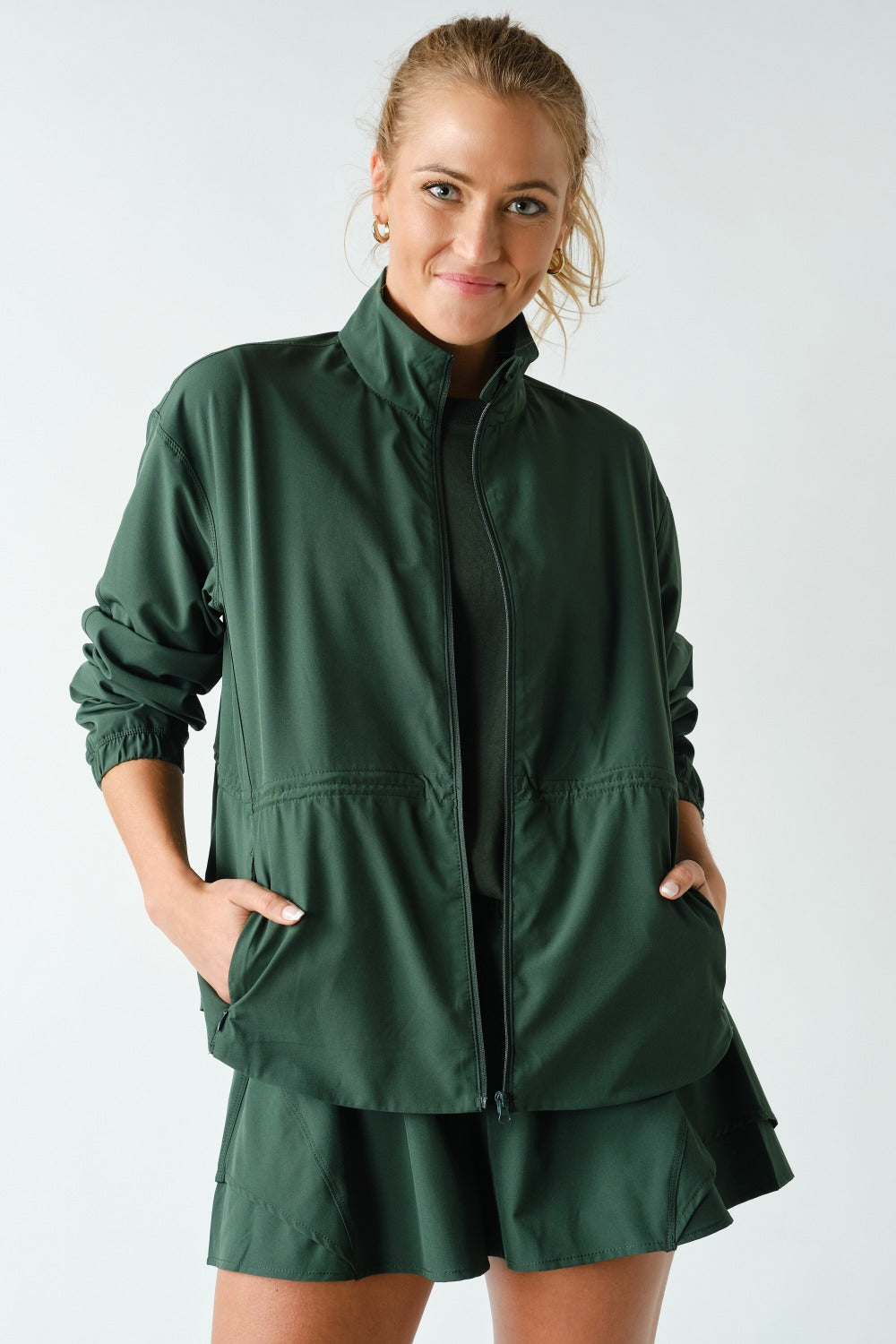 StrideFlex CurveCinch Peplum Jacket