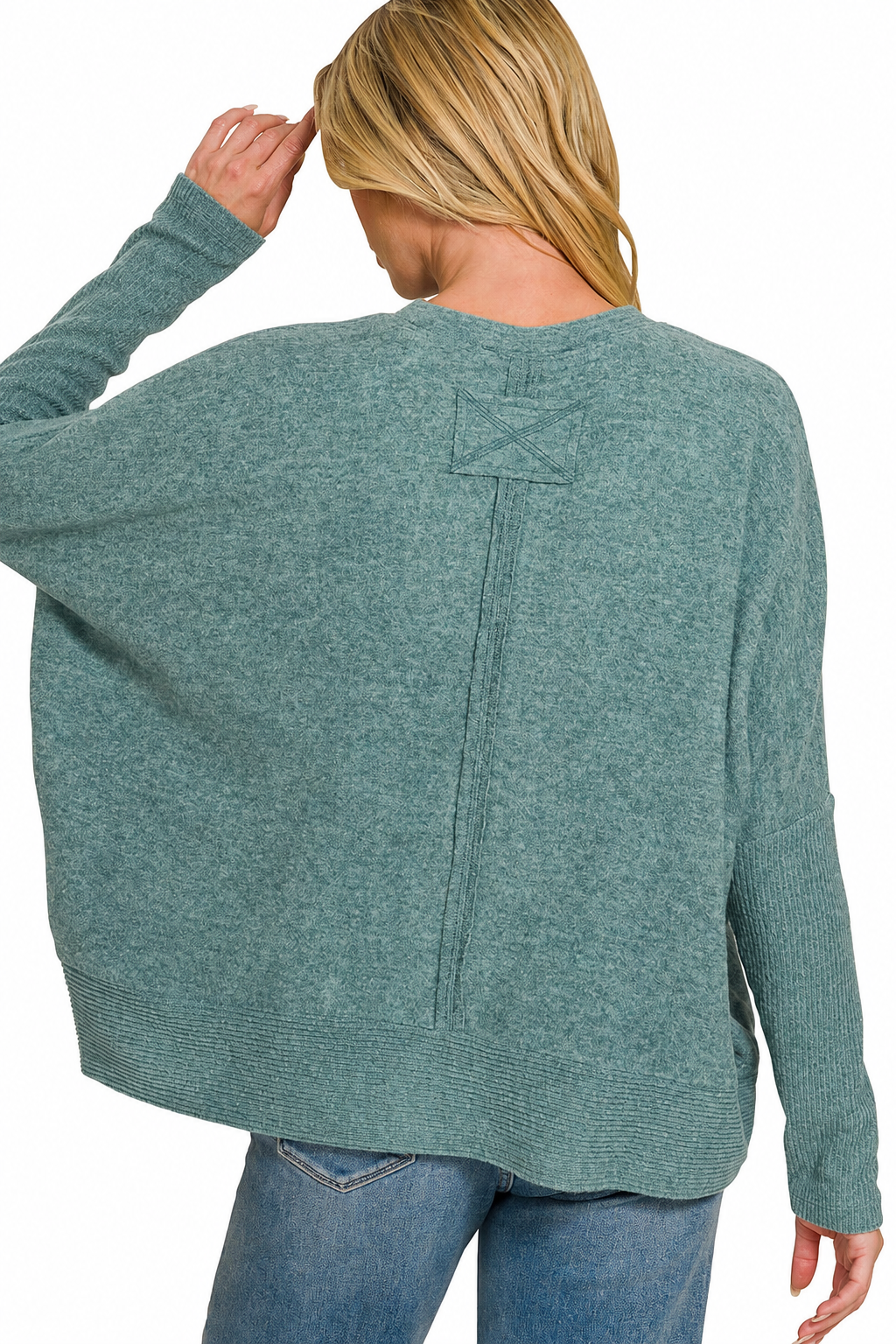 Brushed Hacci Oversized Sweater