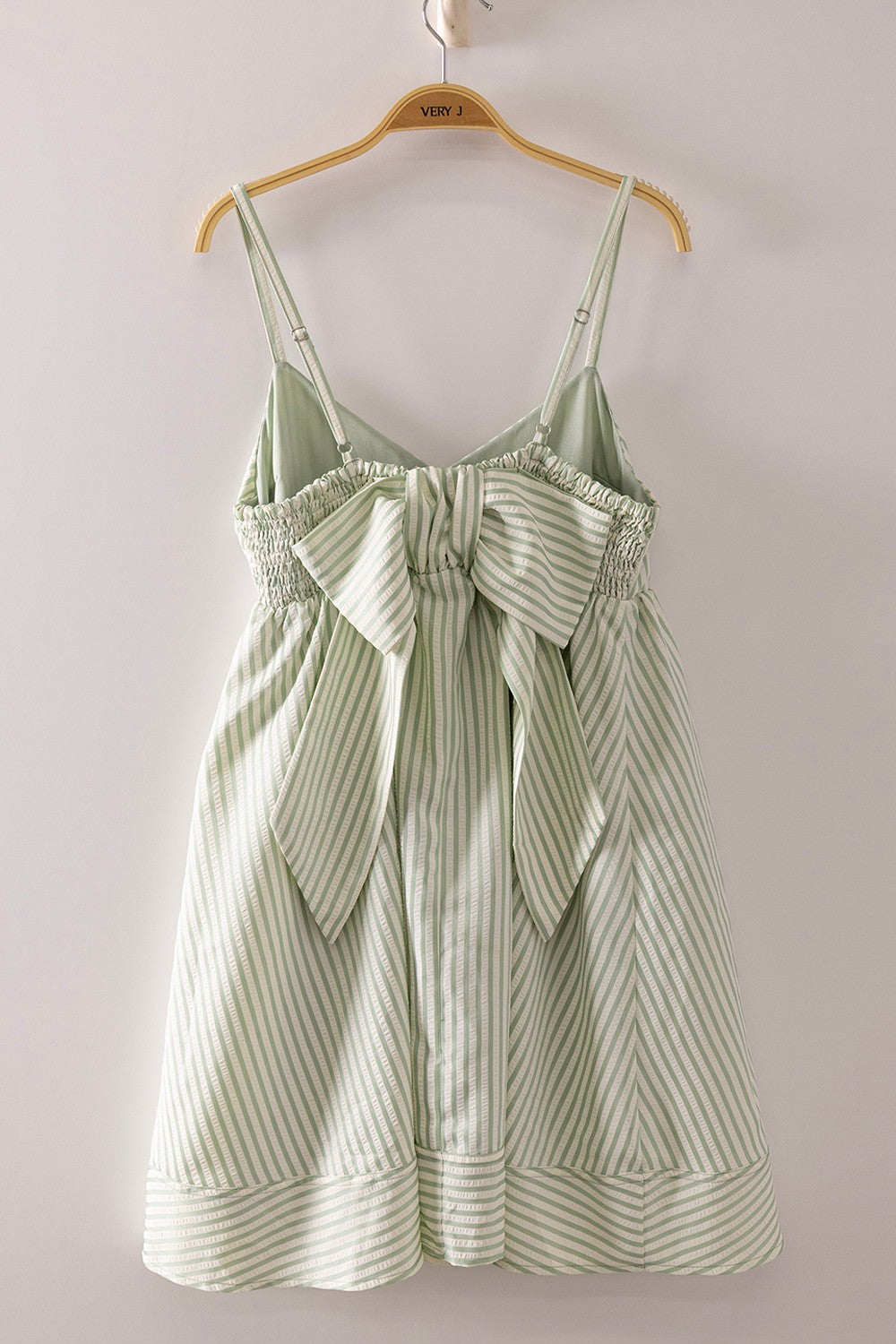 Stripe Bow Back Dress