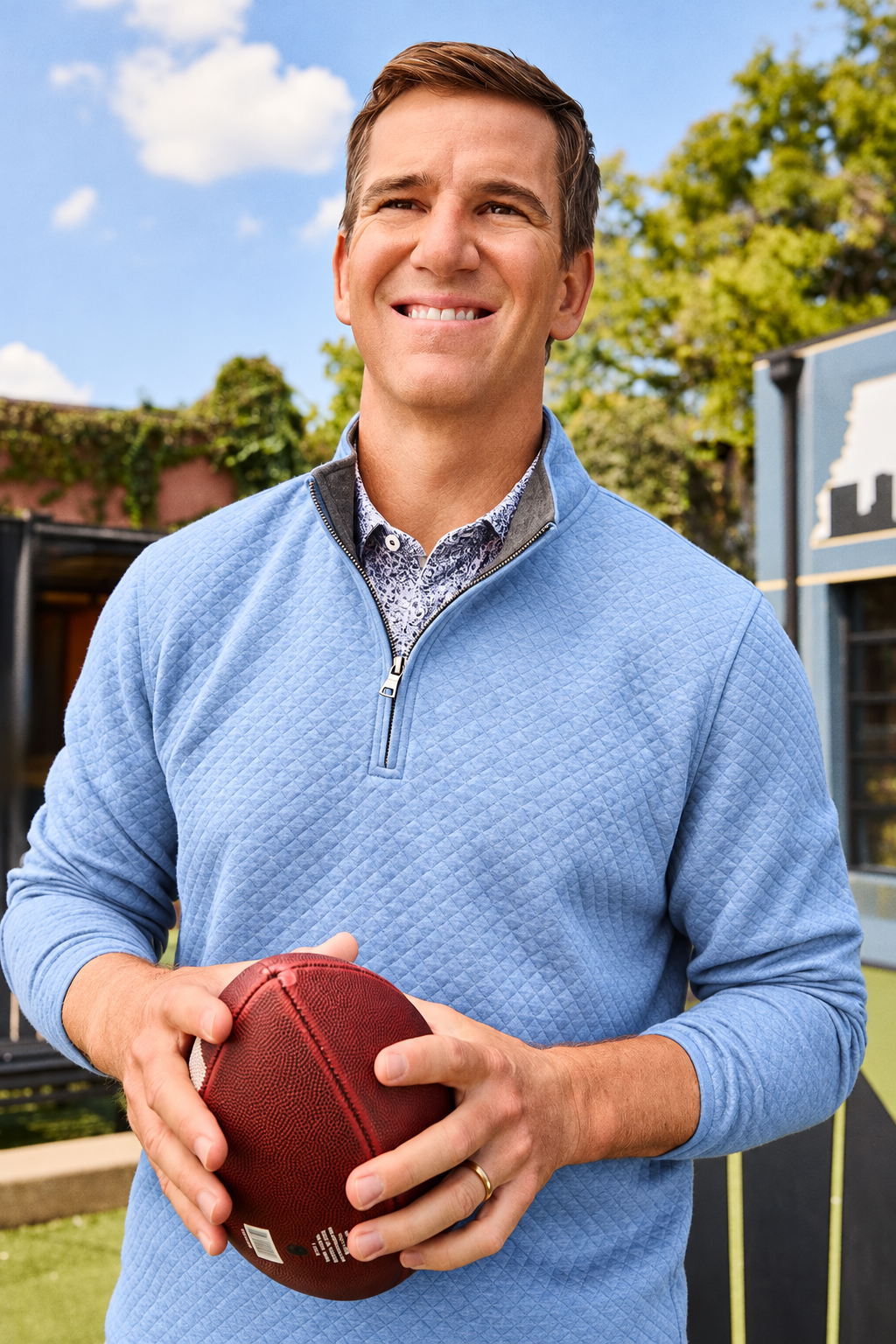 Bradner Quilted Quarter Zip Pullover
