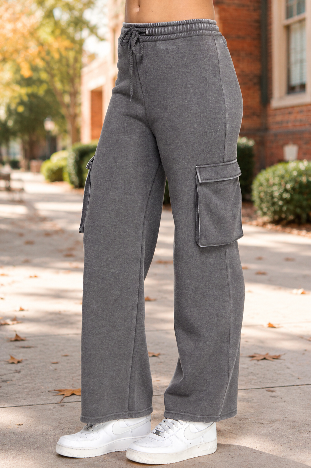 Burnout Fleece Cargo Joggers