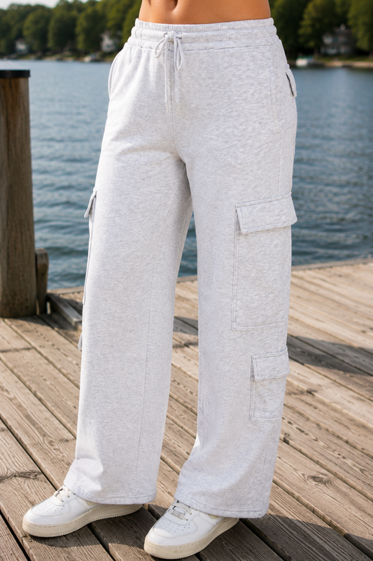 Fleece Cargo Sweatpants