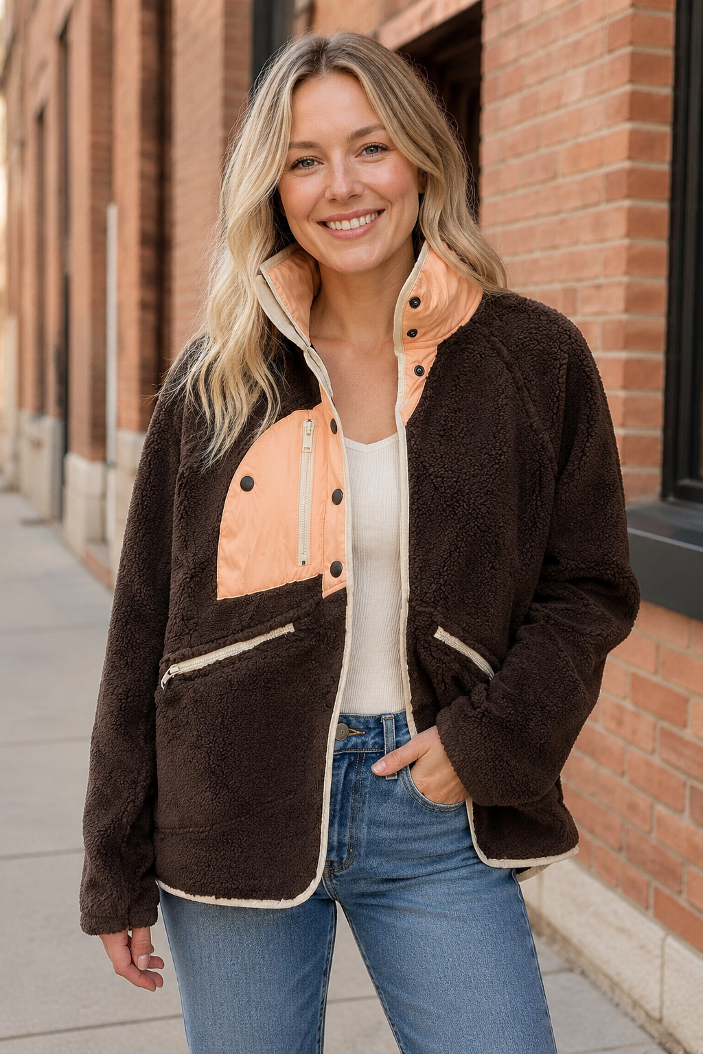 Sherpa Contrast Jacket
