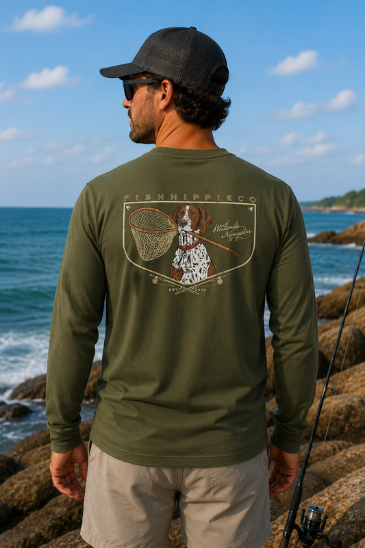 Fish Hippie Wetlands Navigator LS Tee