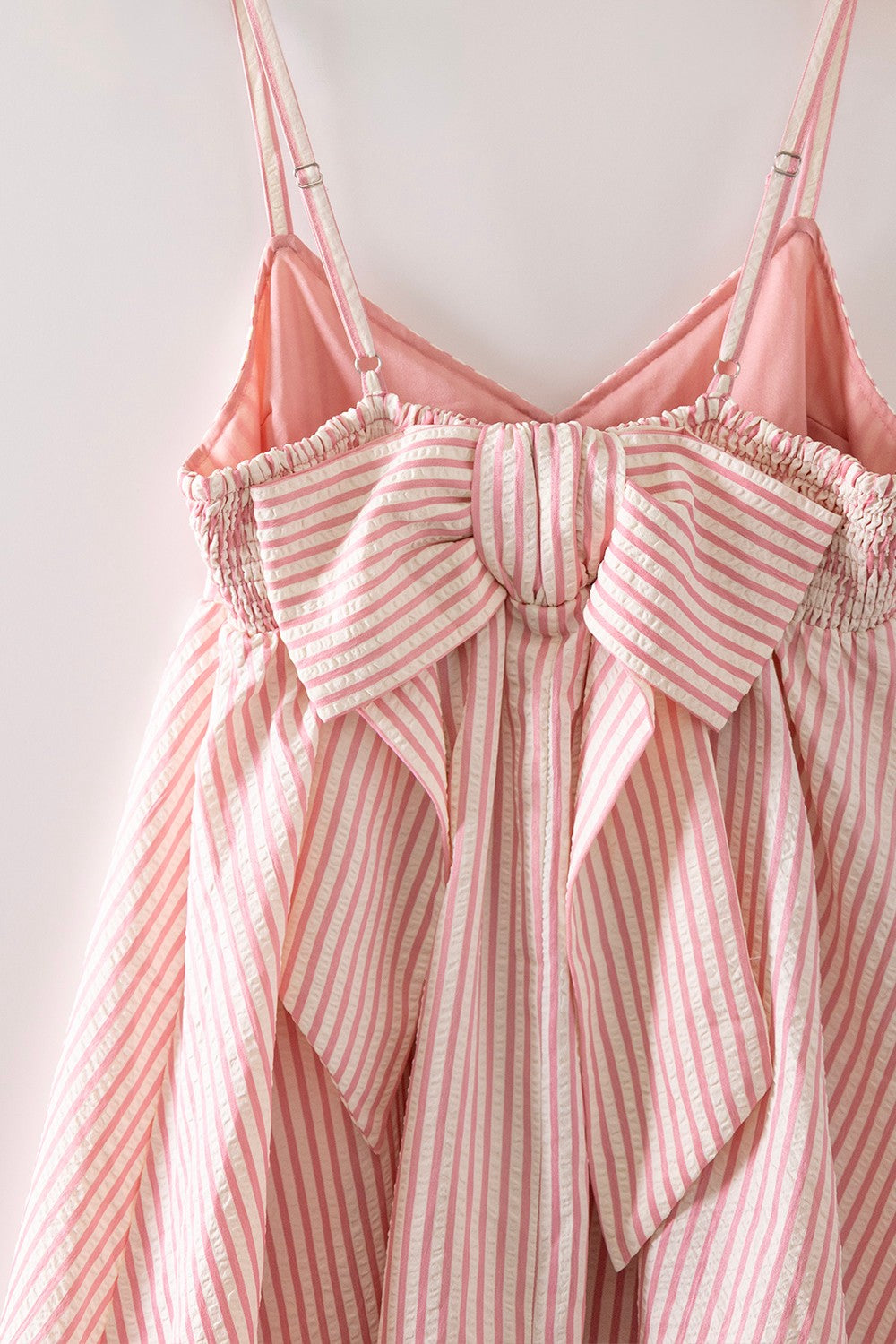 Stripe Bow Back Dress