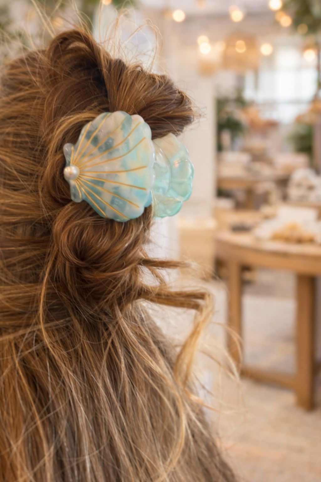 Seashell Hair Claw Clip