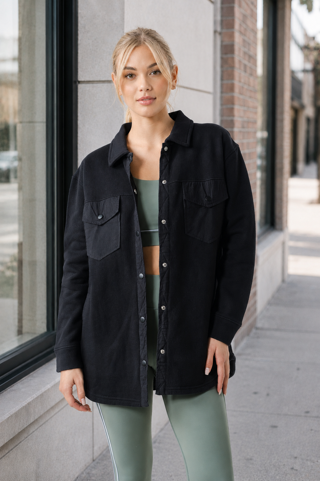Mono B Fleece Shacket DOORBUSTER