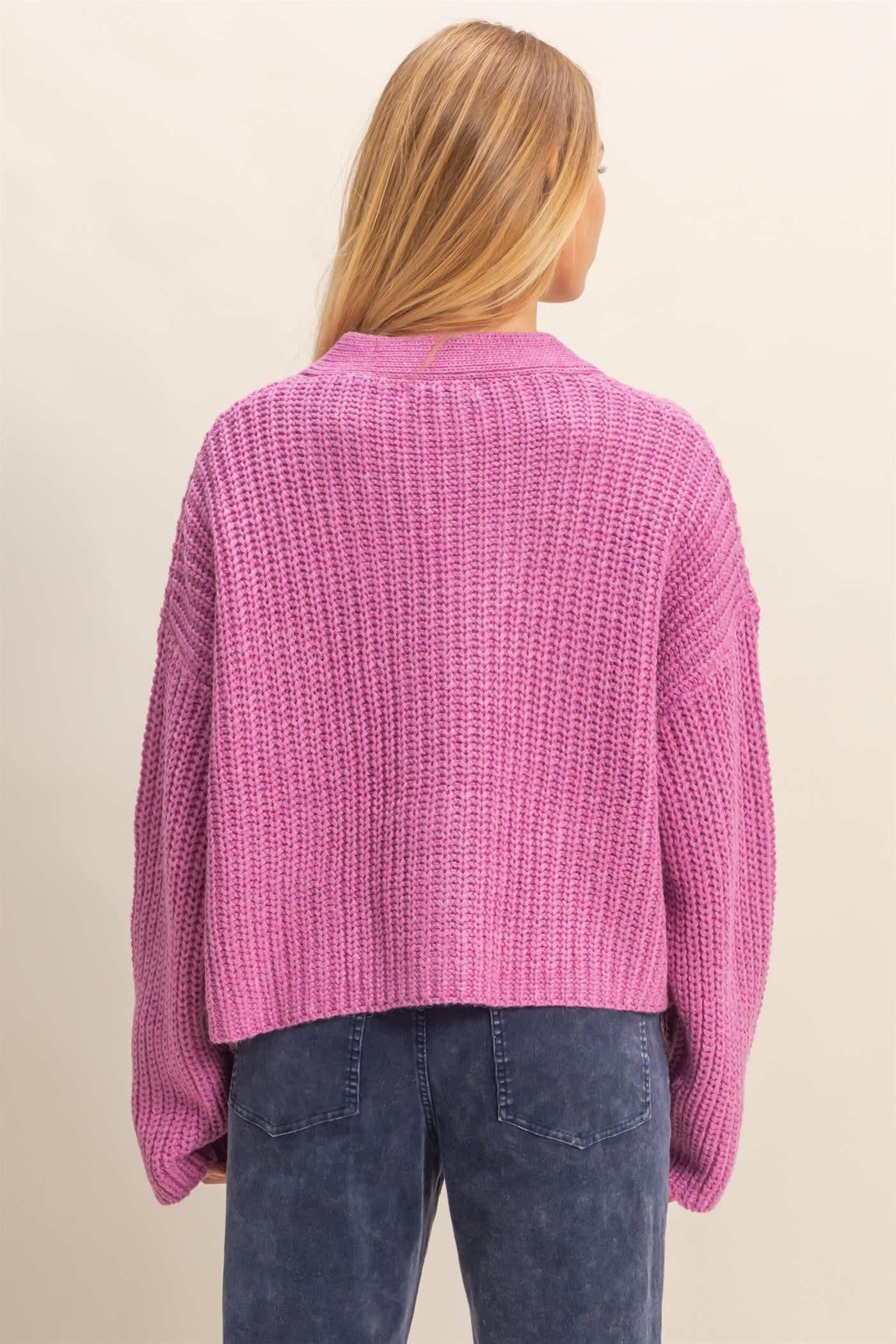 DOORBUSTER: Oversized Ribbed Sweater Cardigan