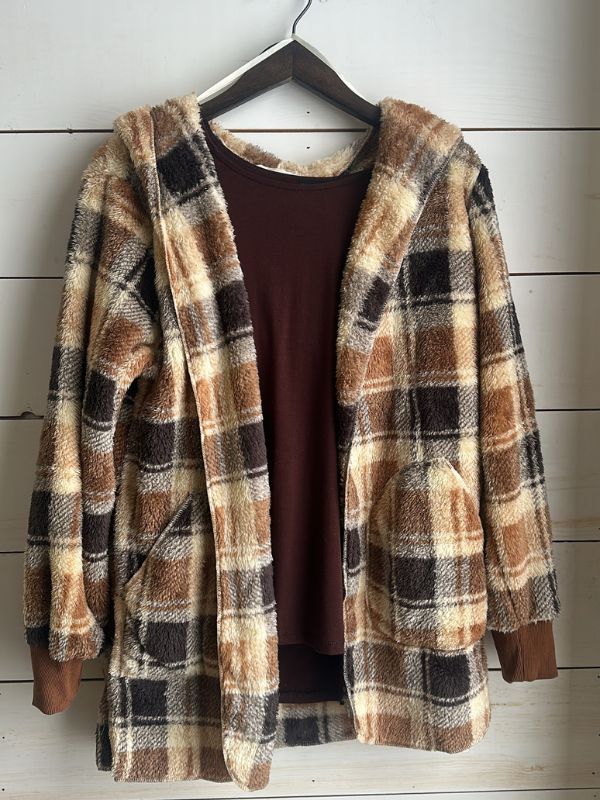 DOORBUSTER: Sherpa Tunic Hooded Jacket