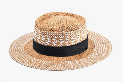 Zia Two-Tone Straw Hat- 2 Colors!