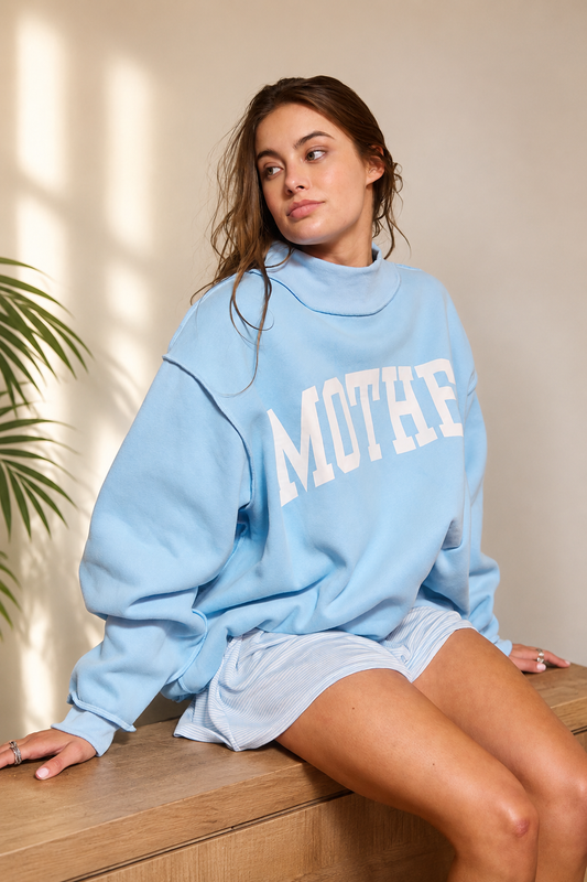 Mother & Cool Mom Reversible Mockneck