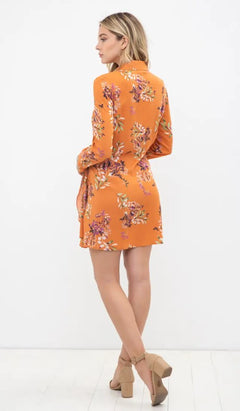 Dreams Are Forever Floral Wrap Dress.