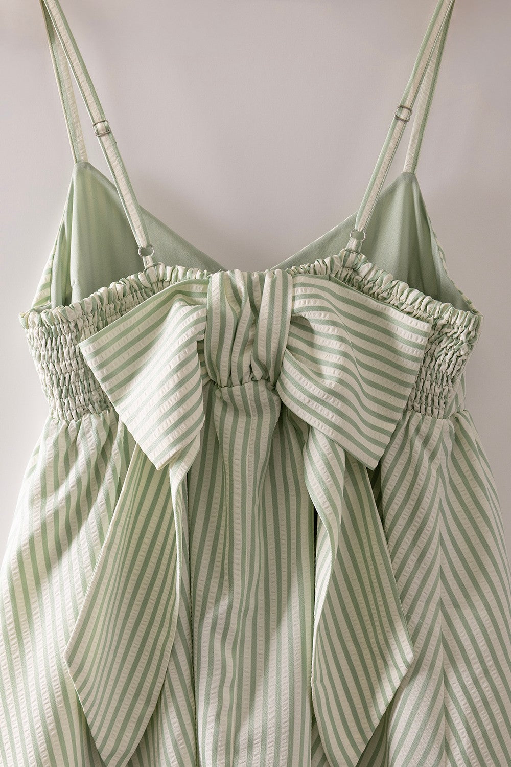 Stripe Bow Back Dress