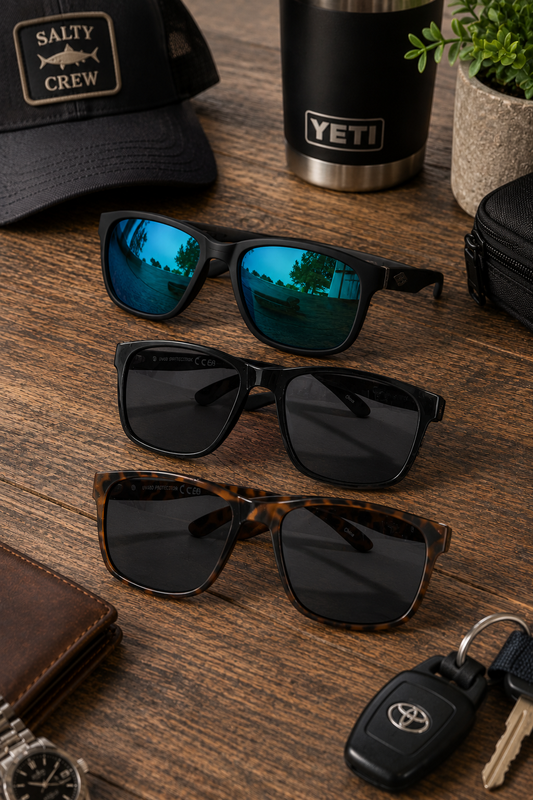 Men's Classic Black Frame Sunglasses