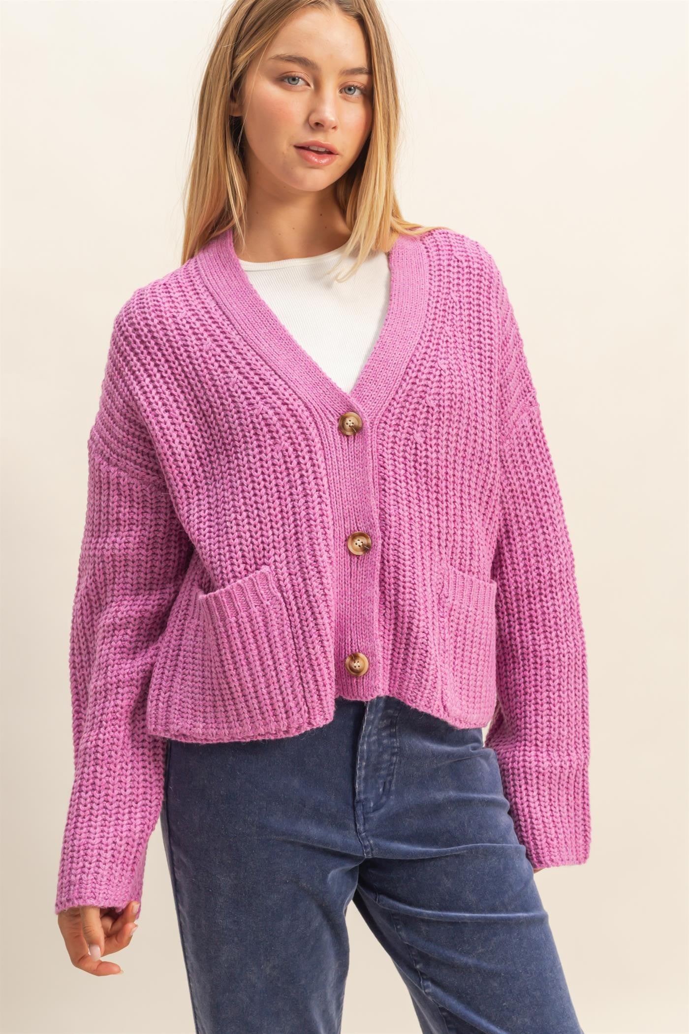 DOORBUSTER: Oversized Ribbed Sweater Cardigan