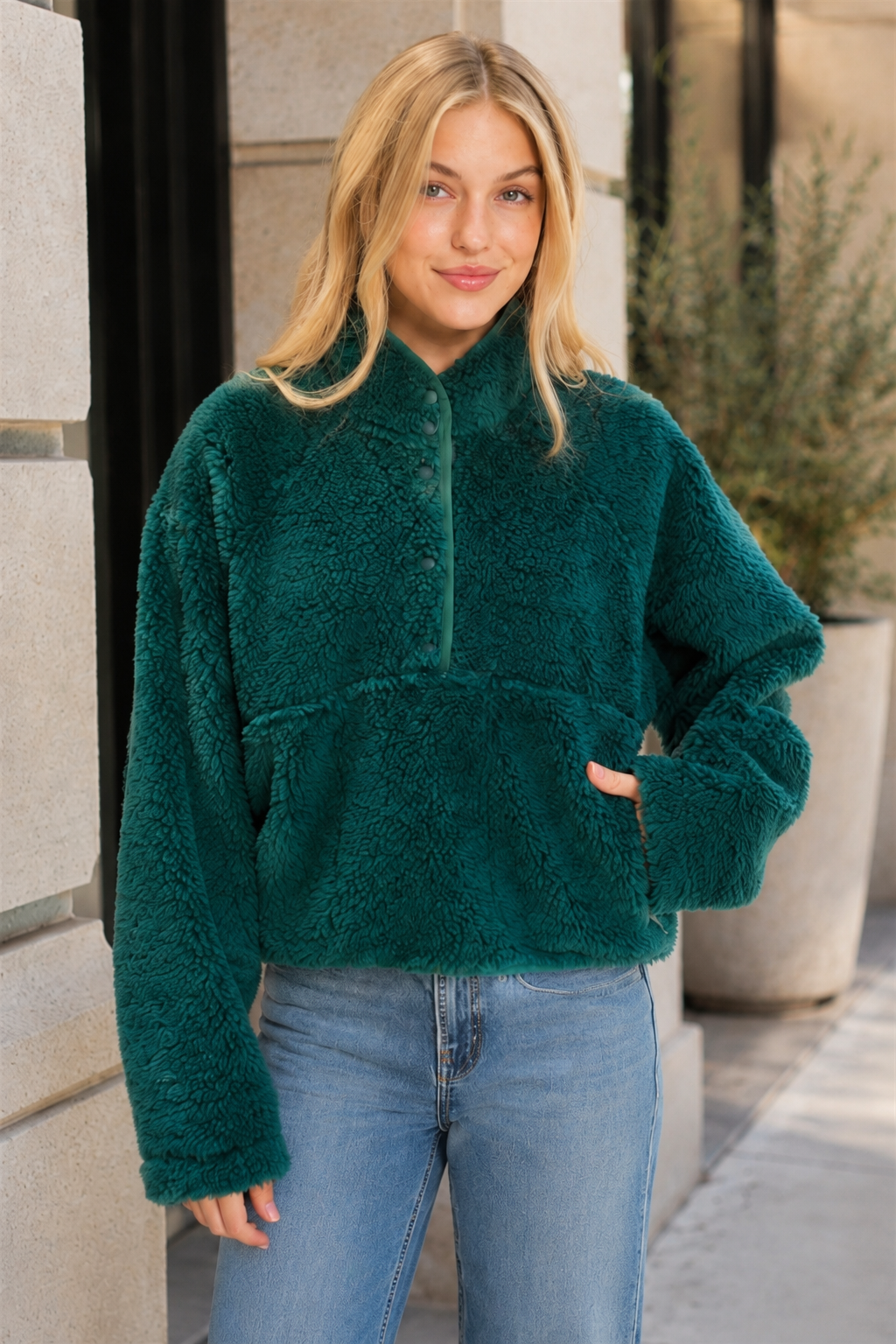 Aritzia- Inspired Quarter Zip