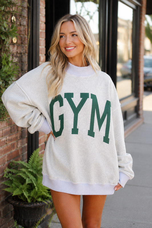 Gym & Bed Reversible Mockneck Sweatshirt