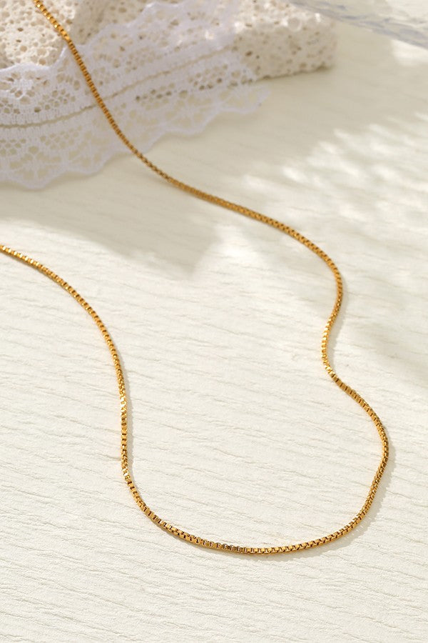 18K Ball Gold Mixed Chain Necklace
