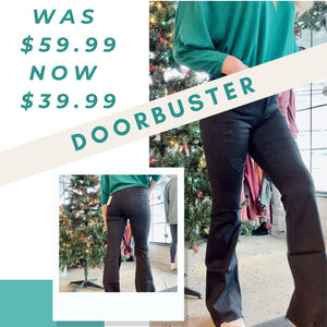 DOORBUSTER High Rise Flare Jeans.