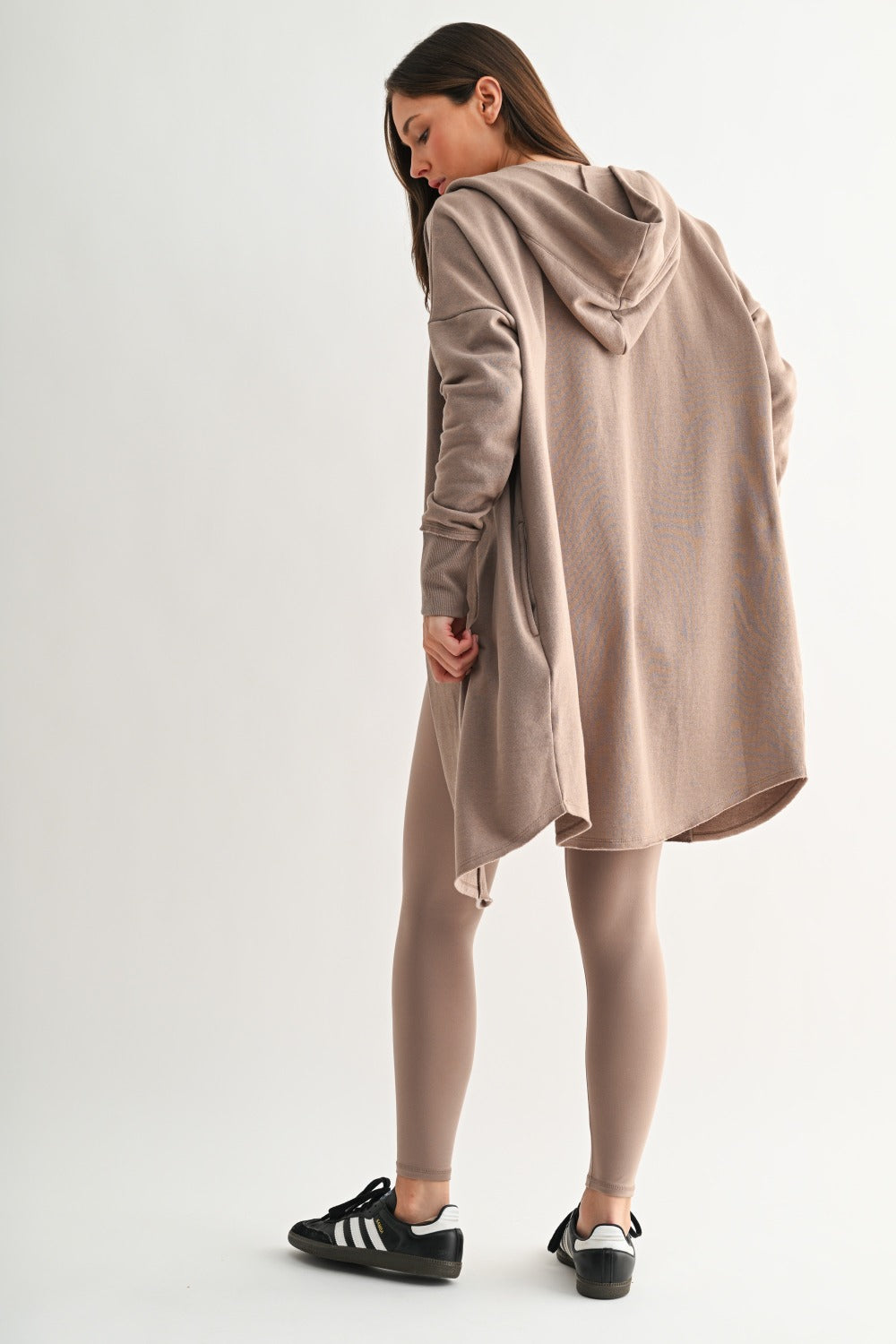 Chic Longline Hoodie Cardigan-2 Colors!