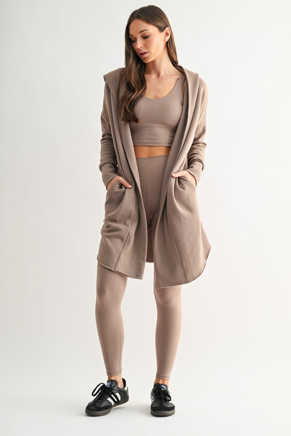 Chic Longline Hoodie Cardigan-2 Colors!