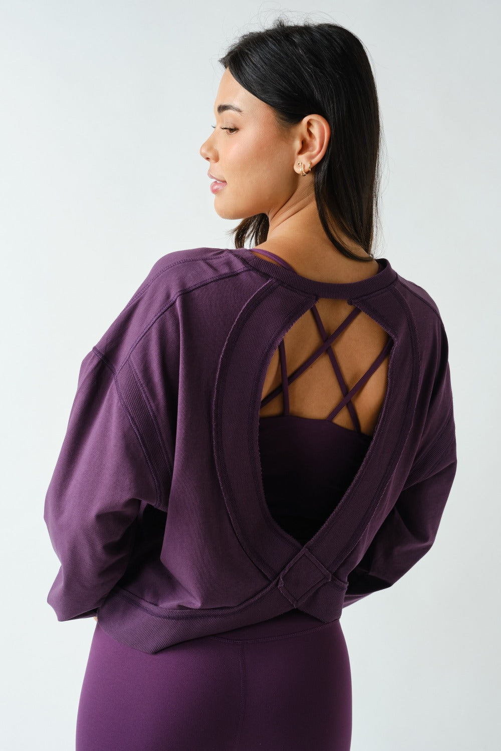 Pima Cotton Cutout Back Top