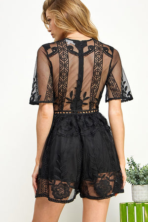 Your Perfect Vision Lace Romper.