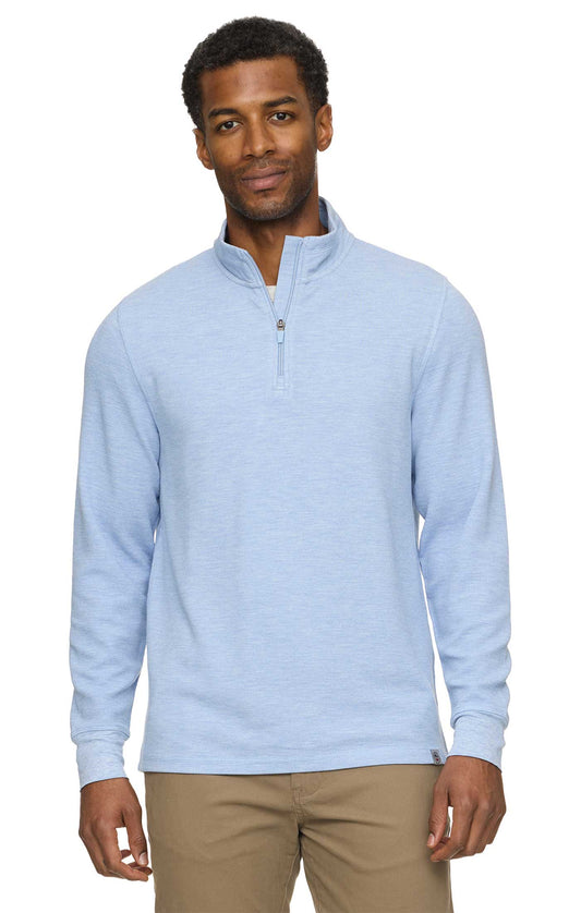 SUMMIT SUPER SOFT WAFFLE 1/4 MOCK NECK