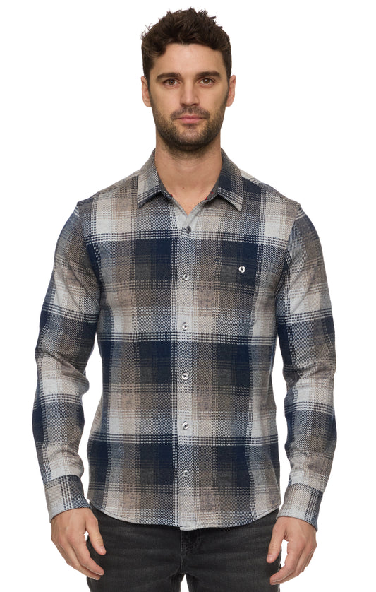 EXMORE LS HERO KNIT FLANNEL