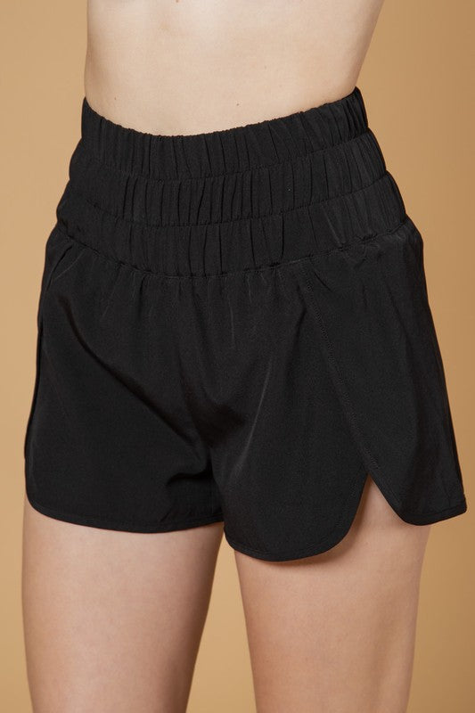 Elastic Waist Active Shorts.
