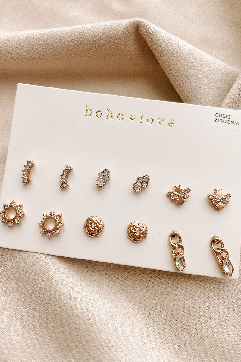 "Bee" Loved Earring Set.
