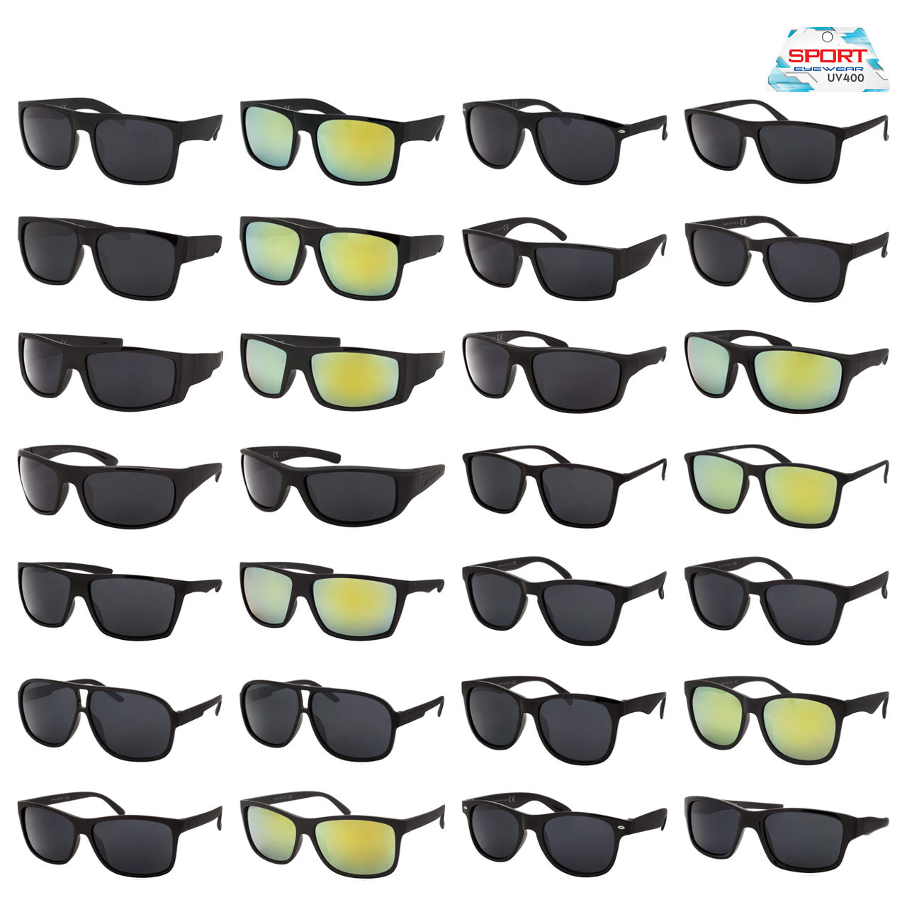 Mens Sport Sunglasses Assorted.