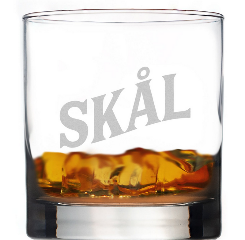 Skal Whiskey Glass.