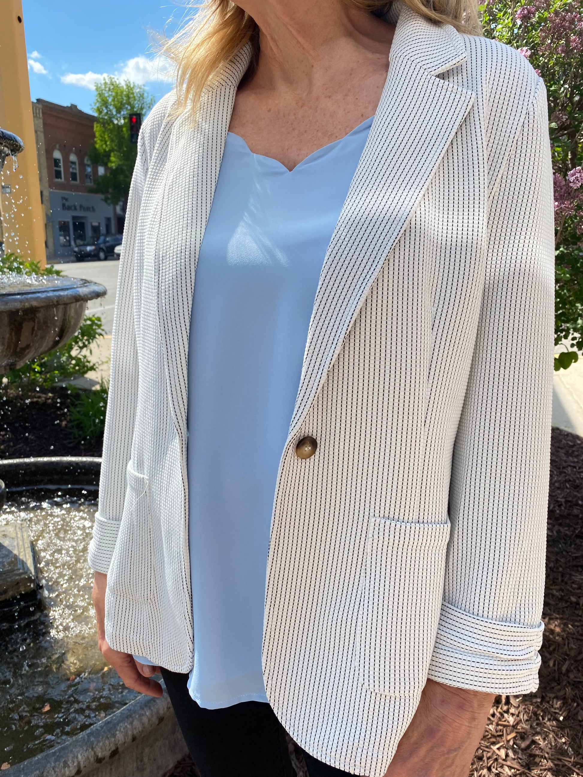 Stella Textured Blazer- 5 Colors!.