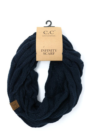 Knit Infinity Scarf.