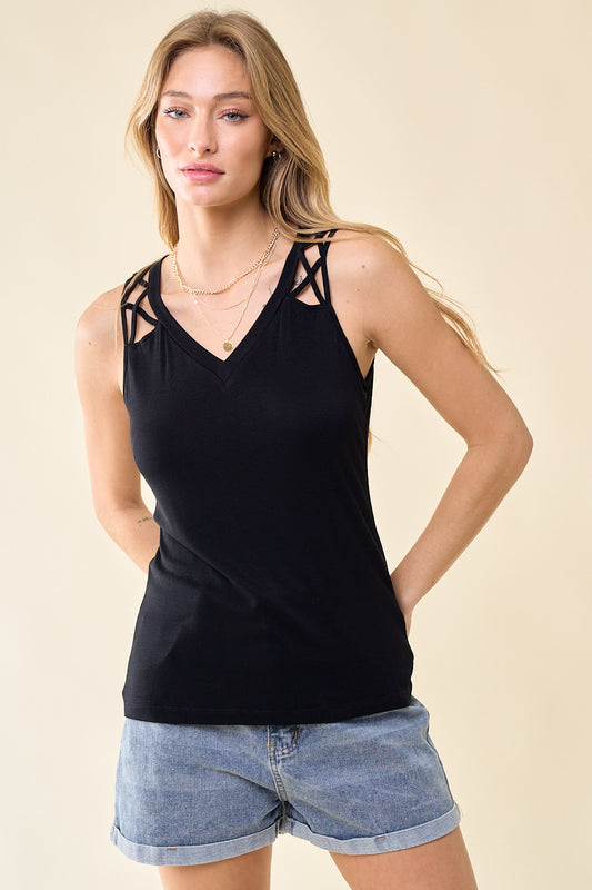 Calista Strappy Tank.