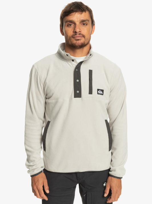 Quiksilver No Destination Snap Fleece Pullover.